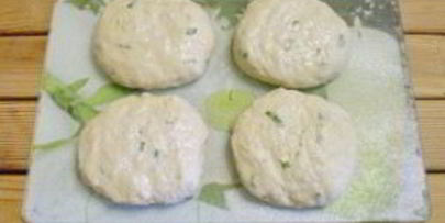 лепешка с маслом