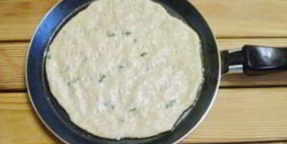 лепешка с маслом