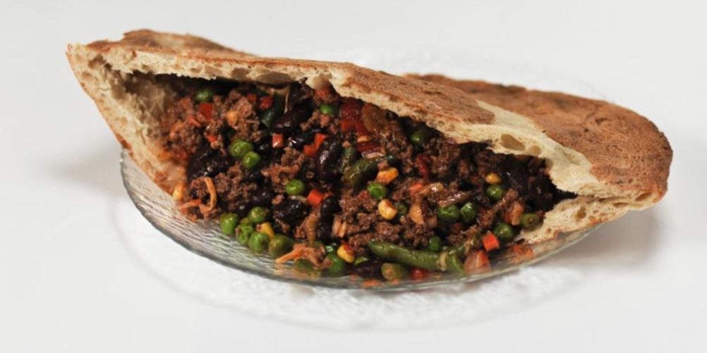 Рецепт лепешка с мексиканской смесью и говядиной