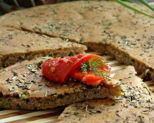 Лепешки Луковые в духовке