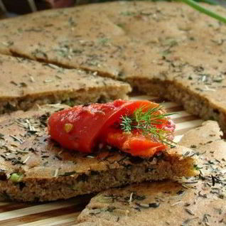 Лепешки Луковые в духовке