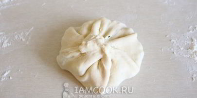 лепешки на кефире с начинкой