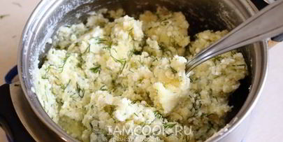 лепешки на кефире с начинкой