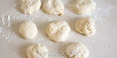 лепешки на кефире с начинкой