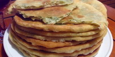 лепешки на сметанном тесте