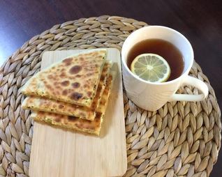 Лепешки с ароматной начинкой