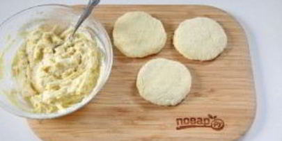 лепешки с малиной и рикоттой