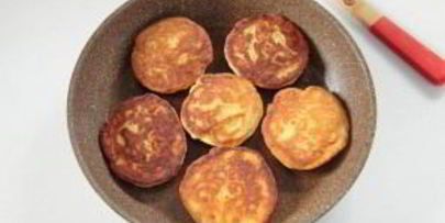 лепешки с малиной и рикоттой