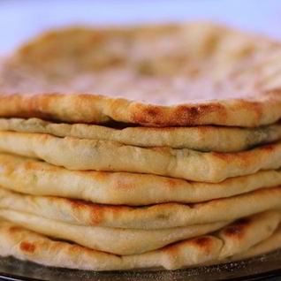 Лепешки с сыром и зеленью