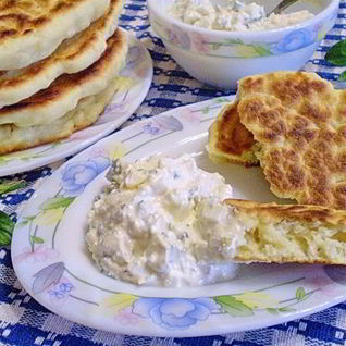 Лепешки с творогом диетические