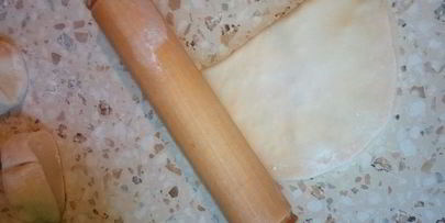 лепешки с творогом и кинзой