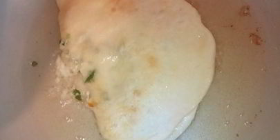 лепешки с творогом и кинзой