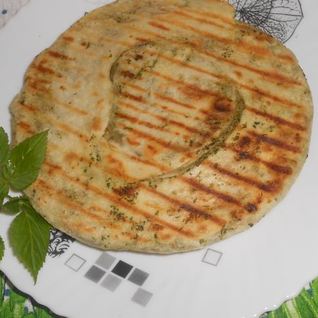 Лепешки с зеленью
