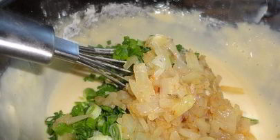 луковая лепешка