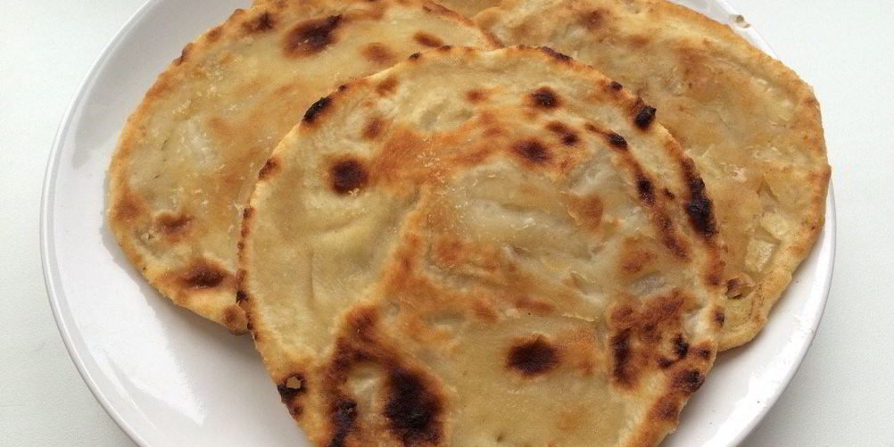 Рецепт луковые лепешки