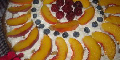 многозерновая лепешка с фруктами я ягодами