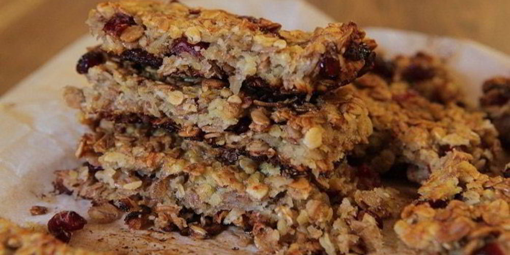 Рецепт овсяные лепешки с бананами и клюквой