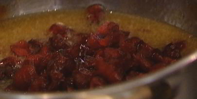 овсяные лепешки с бананами и клюквой