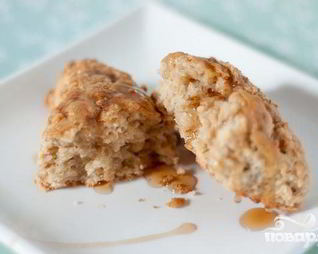 Овсяные лепешки с глазурью