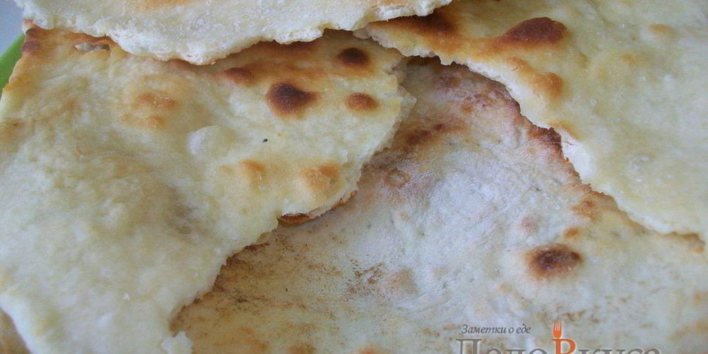 Рецепт пресная лепешка на кислом молоке