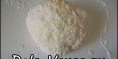 пресная лепешка на кислом молоке