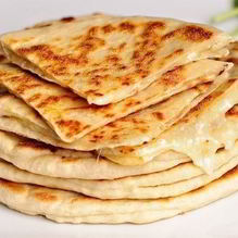 Рецепт Сметанные лепешки с сыром и зеленью