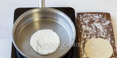 сырные лепешки с ветчиной