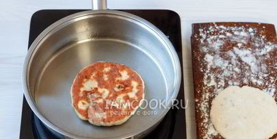 сырные лепешки с ветчиной