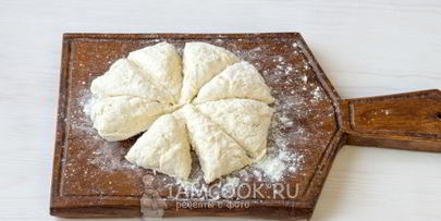 сырные лепешки с ветчиной