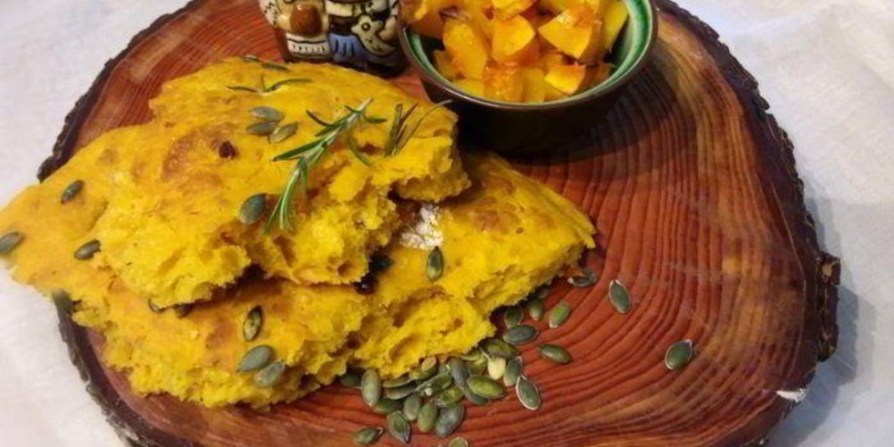 Рецепт тыквенная фокачча