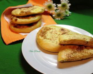 Тыквенные лепешки с начинкой
