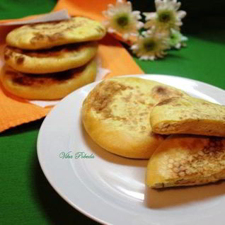 Тыквенные лепешки с начинкой