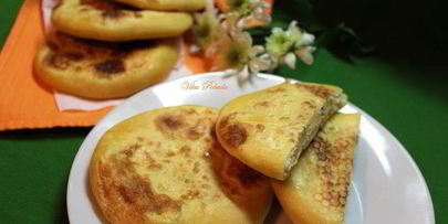 тыквенные лепешки с начинкой