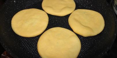 тыквенные лепешки с начинкой