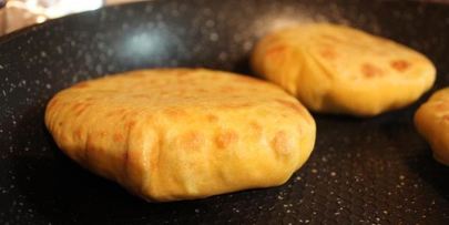 тыквенные лепешки с начинкой