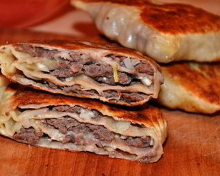 Вкуснейшие лепешки с мясным фаршем