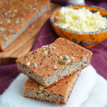 Рецепт Ячменная лепешка с яичным маслом