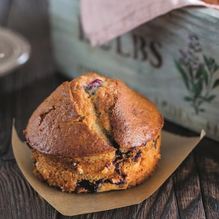 Рецепт Банановые маффины с черной смородиной