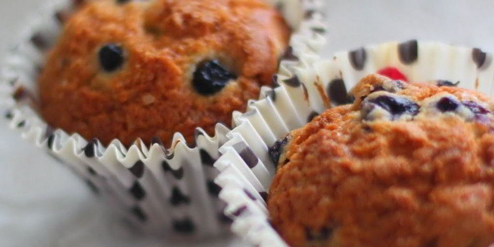 Рецепт черничные мини-маффины с корицей