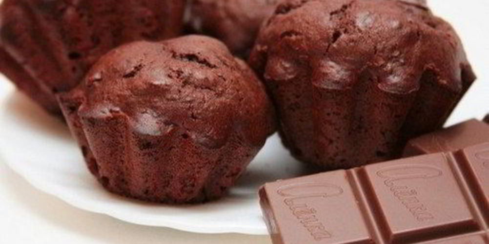 Рецепт домашние маффины на горьком шоколаде