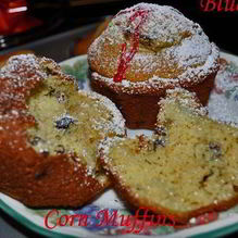 Рецепт Кукурузные маффины с голубикой