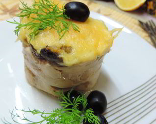 Куриные маффины с гречкой и грибами