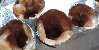 куриные маффины с гречкой и грибами