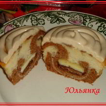 Рецепт Маффины бисквитные с молочно-белым шоколадом