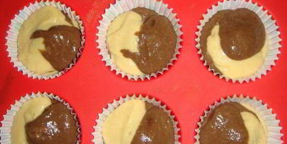 маффины дуэт с черешней