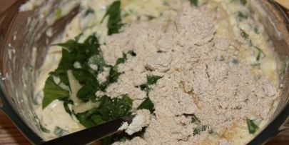 маффины из творога со шпинатом