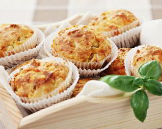 Маффины куриные с сыром