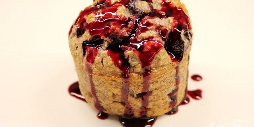 Рецепт маффины на гречневых хлопьях с вишней