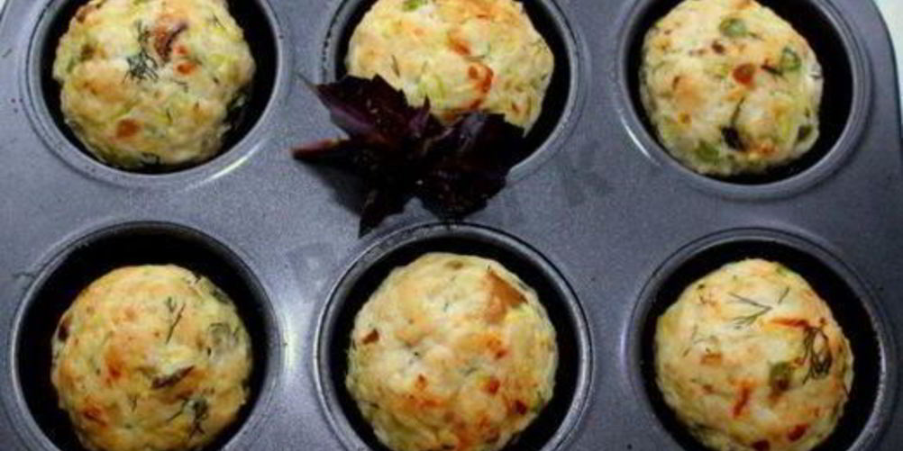 Рецепт маффины несладкие из куриных грудок