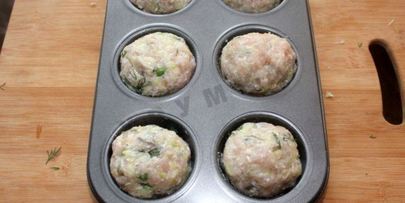 маффины несладкие из куриных грудок